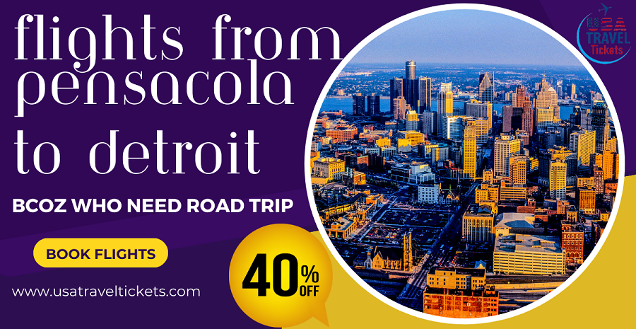Flights from Pensacola to Detroit